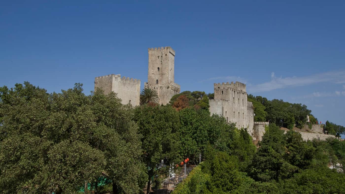 Erice山城与Castello di Venere