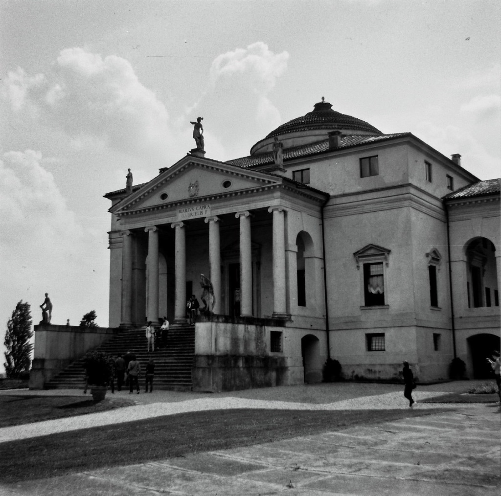 Palladio设计的Villa La Rotonda